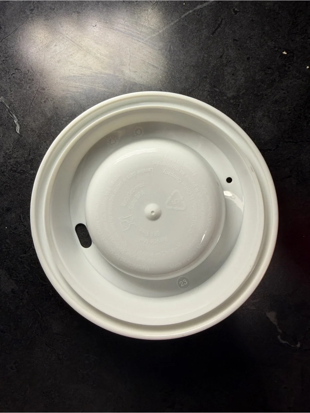 Starbucks Red Cup Day 2023 16 oz Reusable Hot Cup Holiday Christmas Ornament Lid
